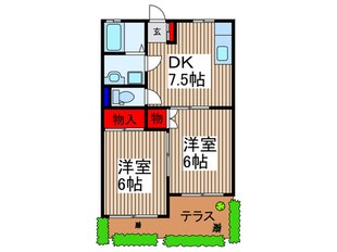 ルミエール神山の物件間取画像